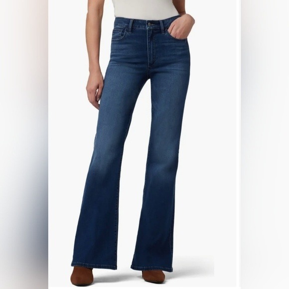 Joe's Jeans Cosima High Rise Flare Leg‎ Denim Dark Wash Women's Size 31 - Picture 1 of 7